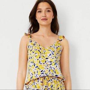 Ann Taylor - Lemon Blossom Pajama Set- L